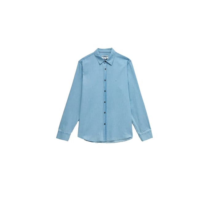 Lichte denim overhemd met lange mouwen Salsa Jeans