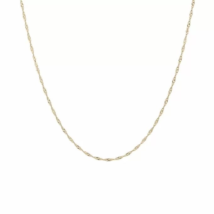 Ketting Stainless Steel - Goud - Twisted