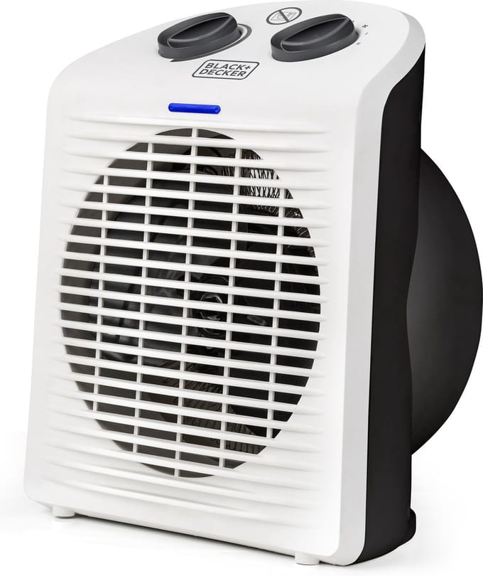 luchtverhitter 2000w wit - black+decker - BXFSH2000E
