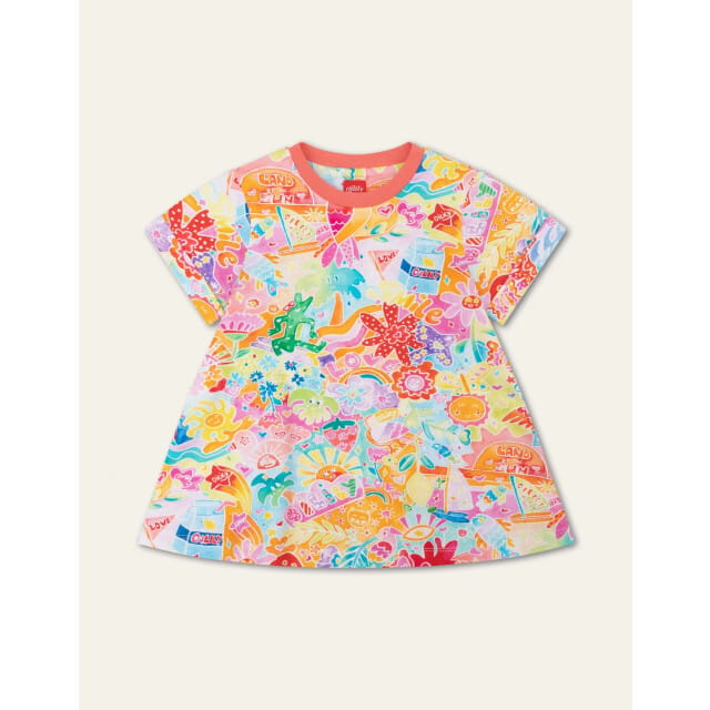 Oilily Datje Jurk- maat74/12m Prism Roze