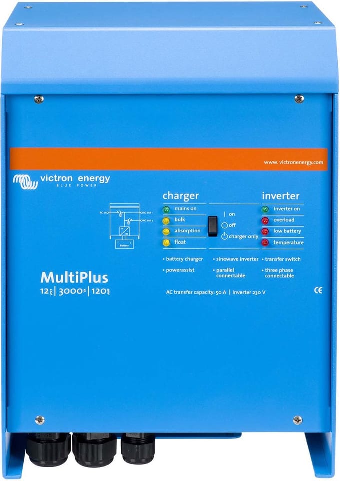 Victron MultiPlus omvormer / acculader  12V/3000/120 -50A