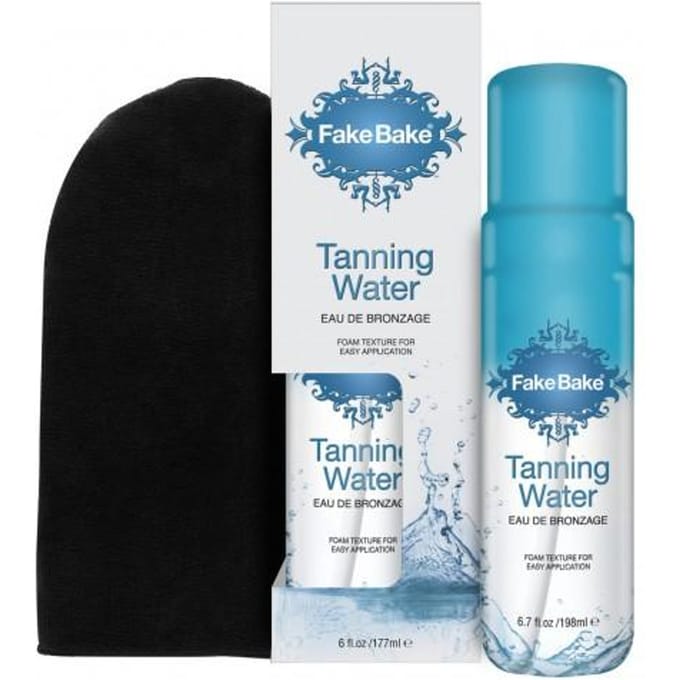 Fake Bake Tanning Water Autobronzant en mousse + gant