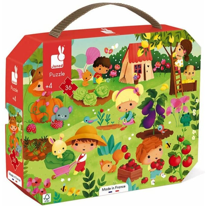 JANOD puzzel Tuin 4jr+ / 36 stks