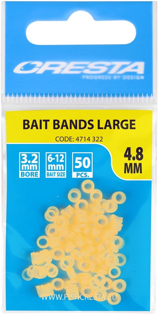 Cresta Bait Bands (50 pcs) - Maat : Large - 6-12mm