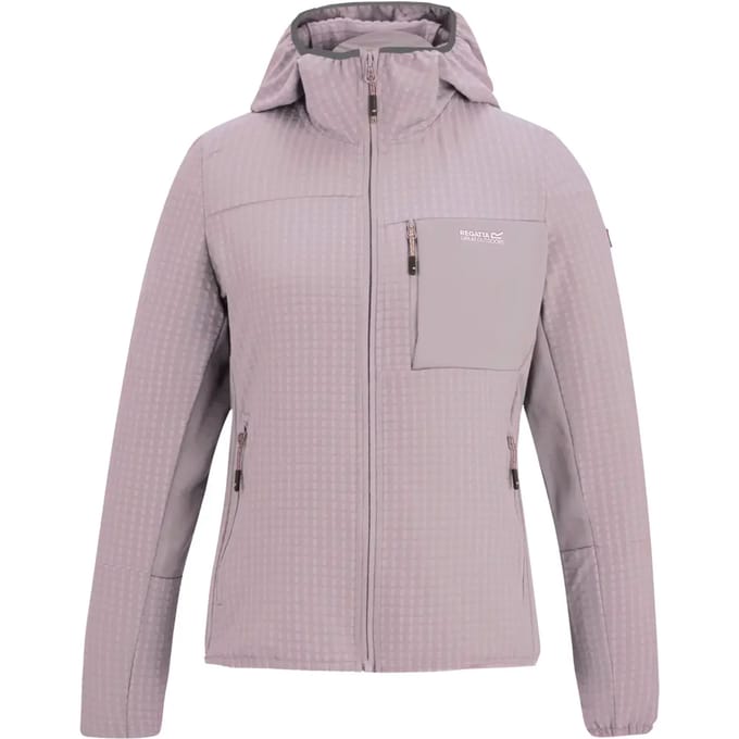 Dames Kemilia Fleece met capuchon en volledige ritssluiting
