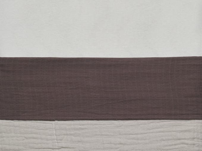 Jollein Baby Laken Wieg 75x100cm Wrinkled - Chestnut