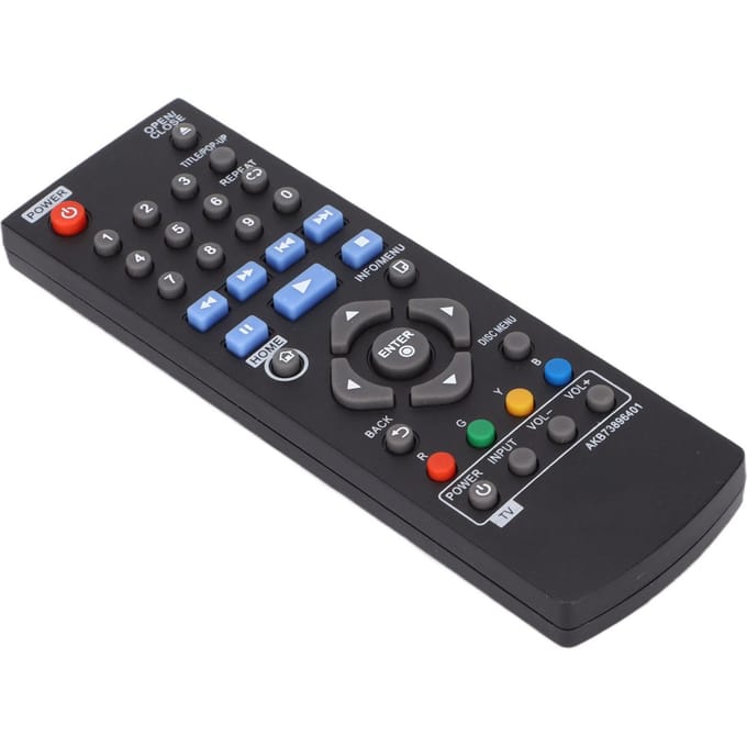 AKB73896401 Afstandsbediening voor LG Vervanging DVD Speler Afstandsbediening voor BP340 BP135 BP335W gray