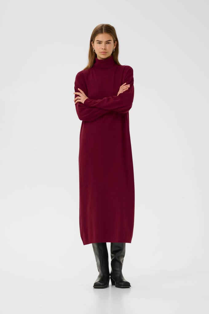 INWEAR Kellsieiw Dress Dames - Jurk - Bordeaux - Maat M
