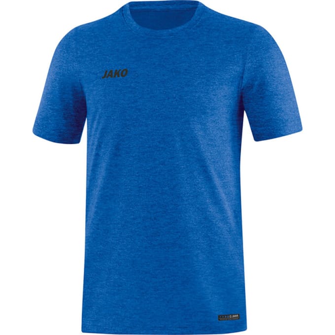 Jako Premium Basics T-Shirt Dames - Royal Gemeleerd | Maat: 42