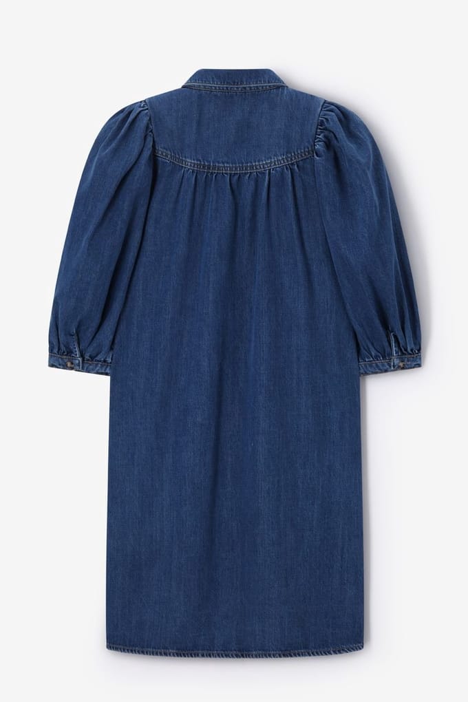 Sissy-Boy - Donkerblauwe denim jurk