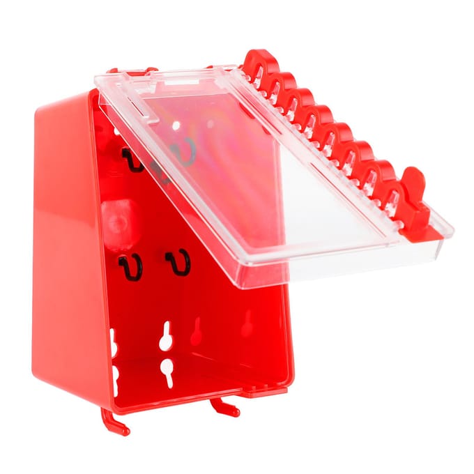 Wandmontage Sleutelkluis 8 Gaten Hangsloten Sleutels Combinatiebox met Transparant Paneel
