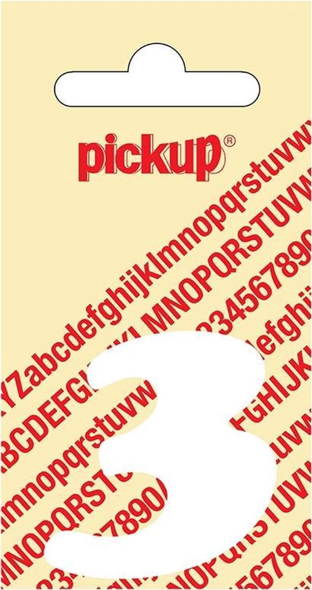 Pickup plakcijfer CooperBlack 40 mm - wit 3
