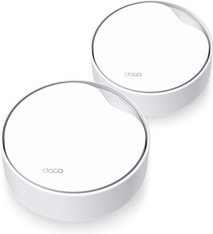 TP-Link DECO X50-POE (2-PACK) AX3000 Whole Home Mesh WiFi 6 System with PoE - Mesh router Wi-Fi 6