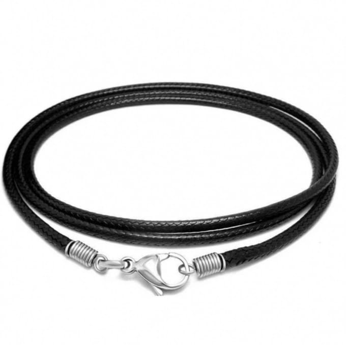 Basic 1- Koordketting 55 cm zwart-1.5 mm-Charme Bijoux