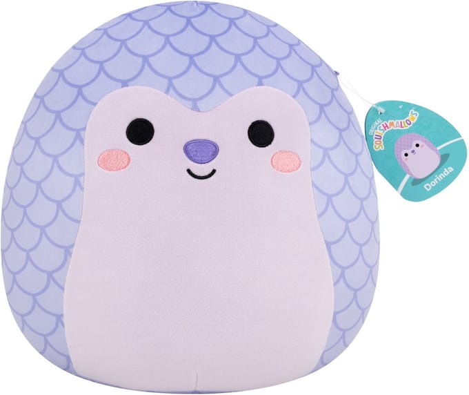 Squishmallows - Medium Plush 30cm Dorinda - Lavender Pangolin