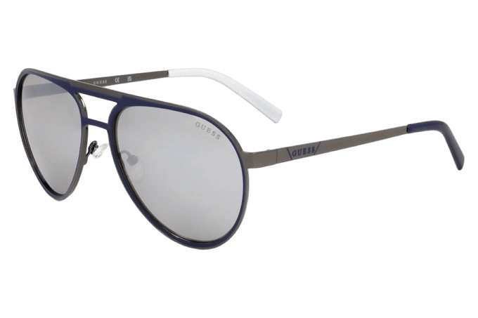 Guess GF5064 08F Zonnebril - Heren - Grijs