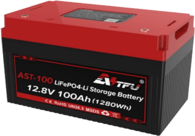 Solarfam 12 volt 100Ah lifepo4 accu