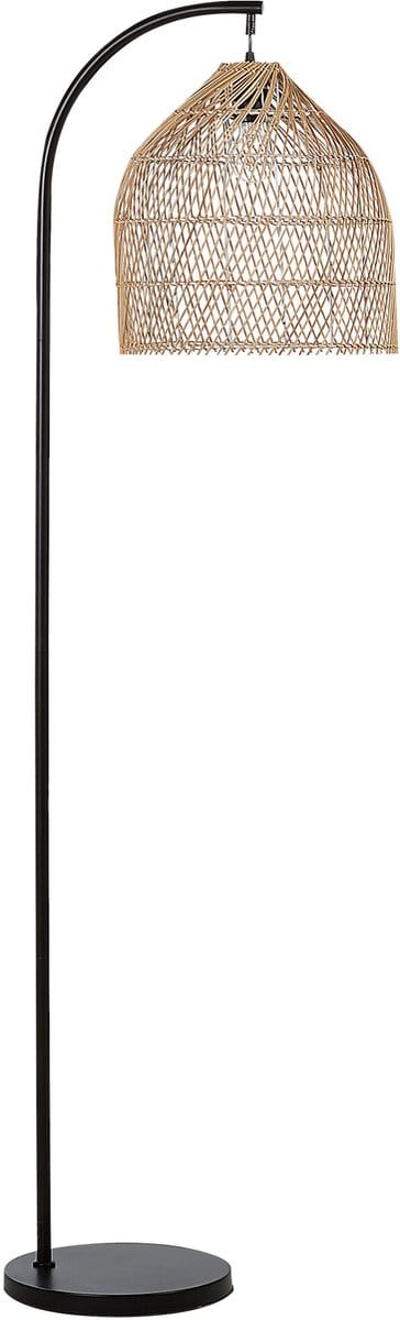 BERNICA - Staande lamp - Natuurlijk - Rotan