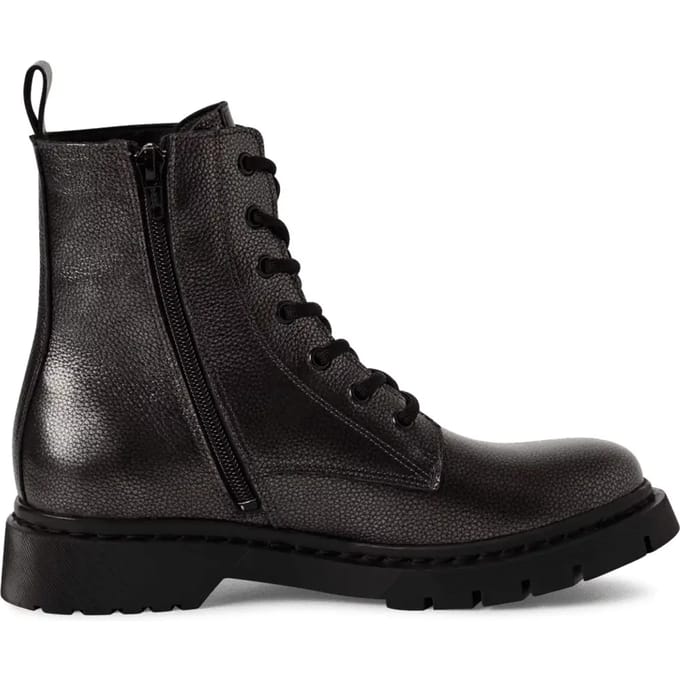 Tamaris Tamaris Veterboots zilver Textiel