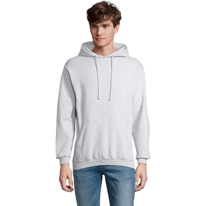 SOLS Unisex Condor Pullover Hoodie voor volwassenen (Grijze Melange)
