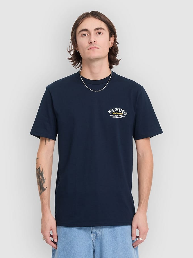 Volcom Flying Machine T-Shirt blauw