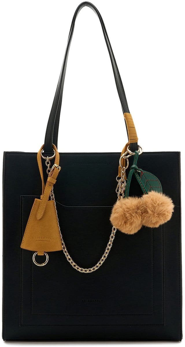 SEIDENFELT MANUFAKTUR shopper Lyby Shopper Black zwart