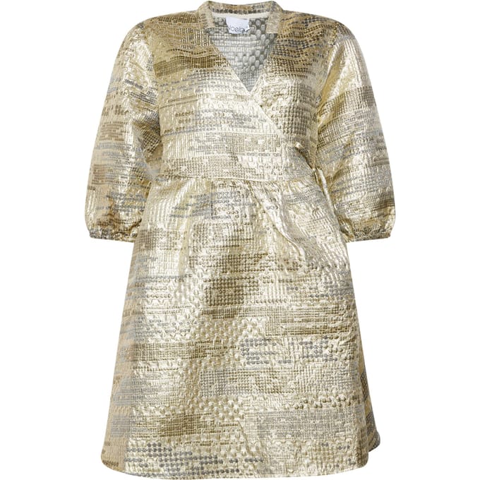 Jannie Aya-jurk in goud