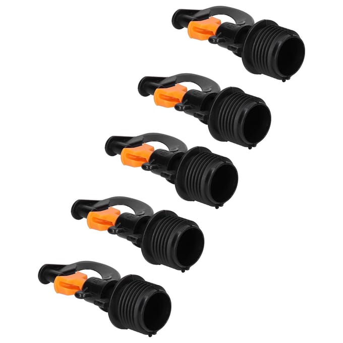 5 STKS G1 2 Binnendraad Roterende Sproeikop Nevelsproeikop voor Tuinirrigatie Accessoires black