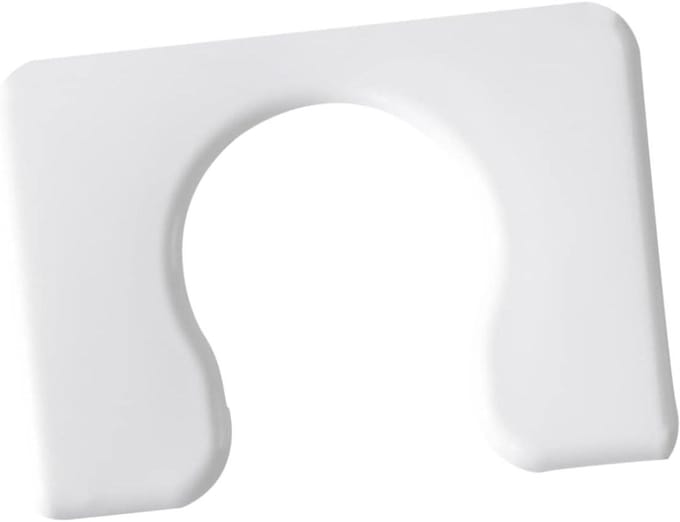 Toiletkruk - Badkamer kruk - Veilig Gebruik - Antislip Ontwerp - 34x24x24cm - Wit