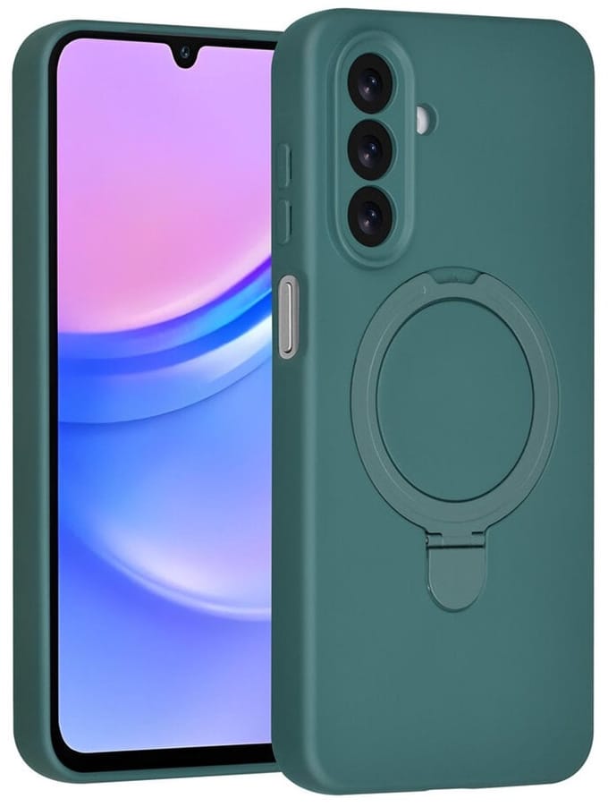 TUNIQ Back cover - Galaxy A17 - Donker Groen - Magsafe & Ring Stand