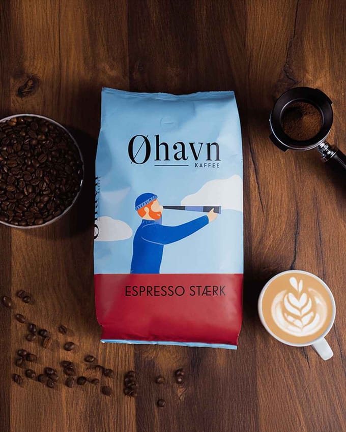 Ohavn KAFFEE Øhavn KAFFEE Espresso Stærk 1kg