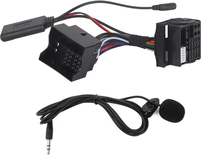 Bluetooth Audio AUX Adapter met Microfoon voor Auto Radio FM/CD Spelers