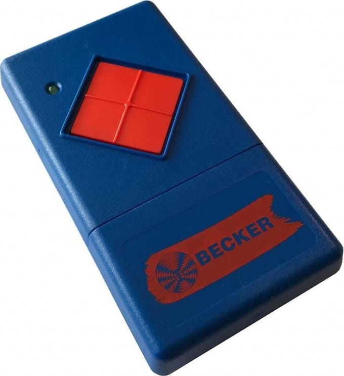 Becker 1-kanaals maxi handzender - 40 MHz - Becker rolluik afstandsbediening