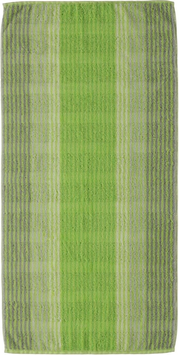Cawo Cashmere Streifen Handdoek - Kiwi 50x100