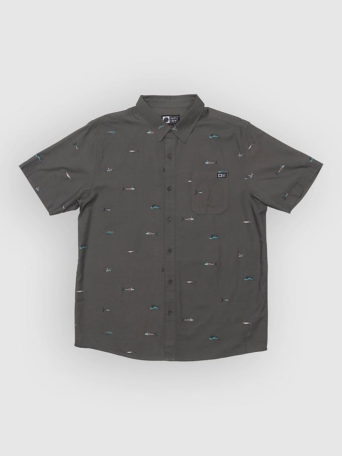 Salty Crew Crew Ss Button Up Shirt grijs