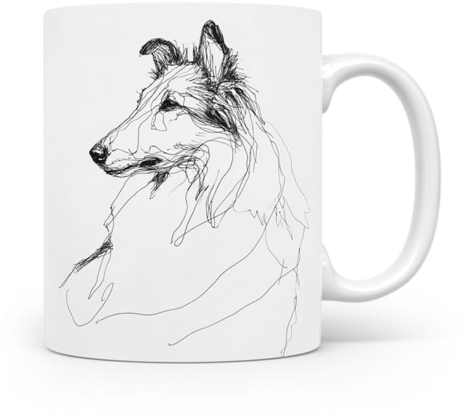 Beker Schotse Collie (Rough Collie)