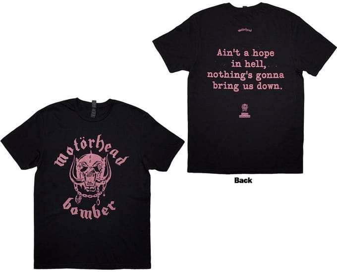 Motorhead - Bomber Lyric Heren T-shirt - XL - Zwart