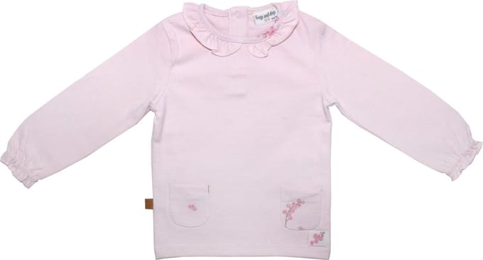 Frogs and Dogs - Meisjes Shirt - Pink - Maat 80