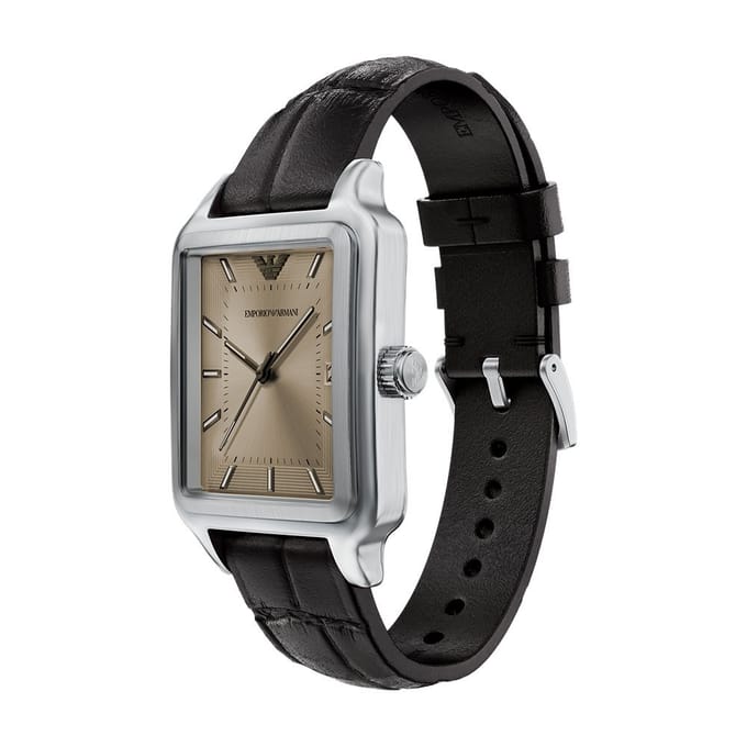 Emporio Armani AR11756 Mannen Horloge 36 mm - Bruin