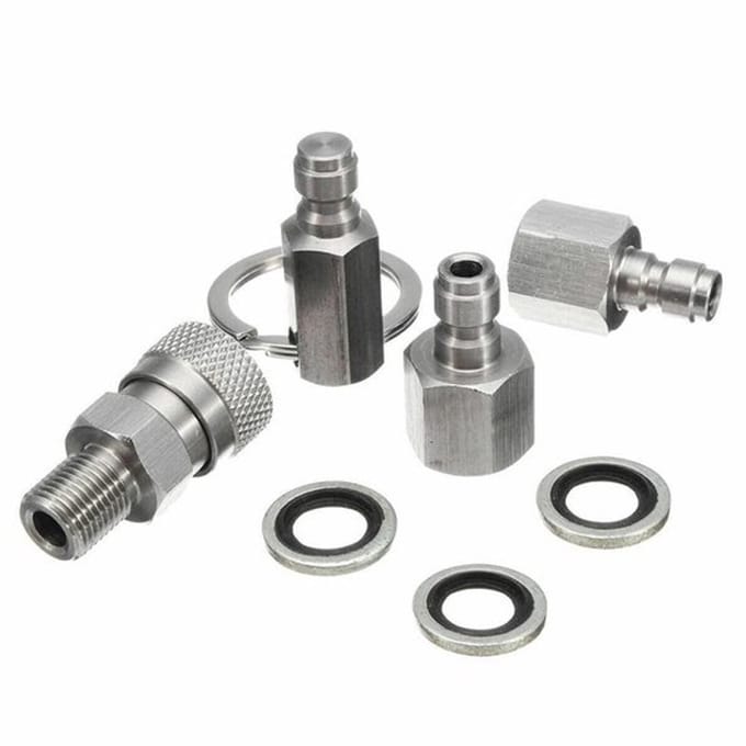 Vt Goods - Roestvrije Snelle Verbindt Montage Adapter - 1/8 - Vullen