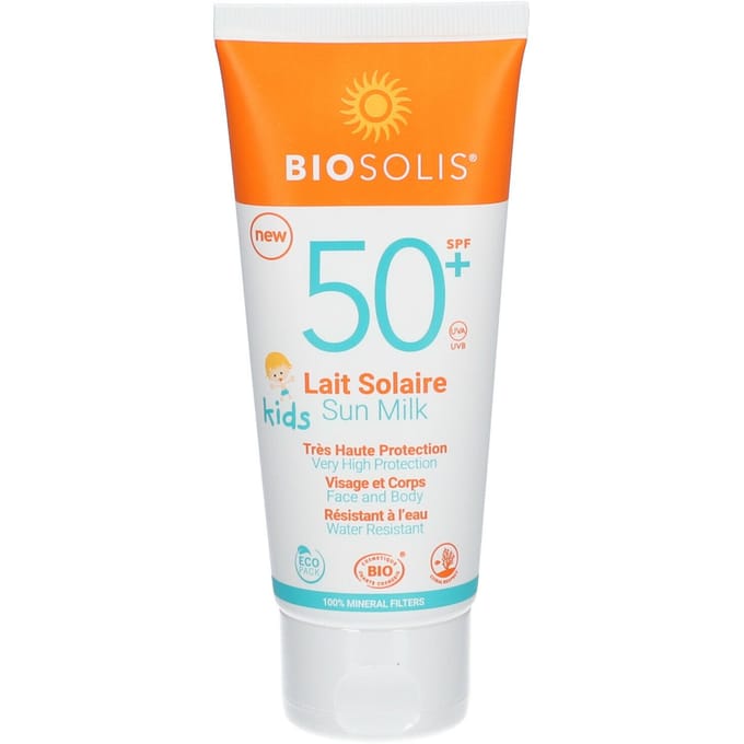 Biosolis Zonnemelk Kids SPF50 100 Zonnecrème