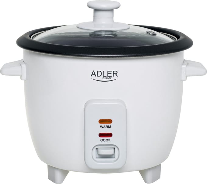 Adler AD 6418 - Rijstkoker - Wit - 0.6 liter