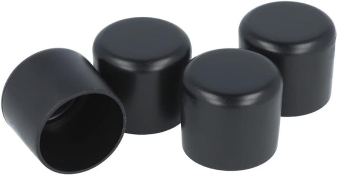 Ronde stoelpootdoppen voor buizen 22 mm - Set van 4