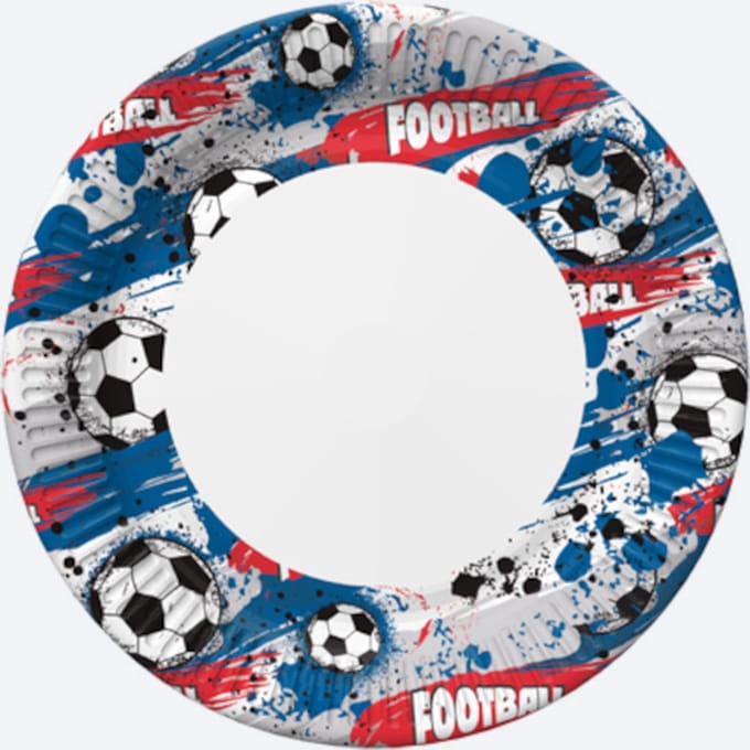 Daisy - Papieren bordjes 18 cm - For Football Lovers