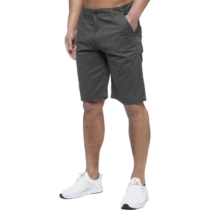 Enzo | Heren Chino Korte Broek In Grijs