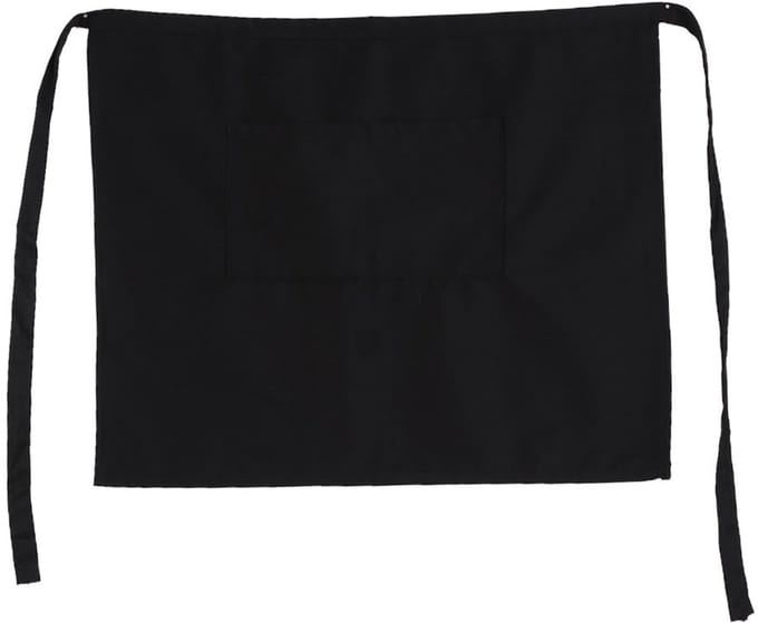 Dailygoods- Schort Polyester - Half Schort - Keukenschort - Zakken - Comfortabel - Oliebestendig - 30x24cm