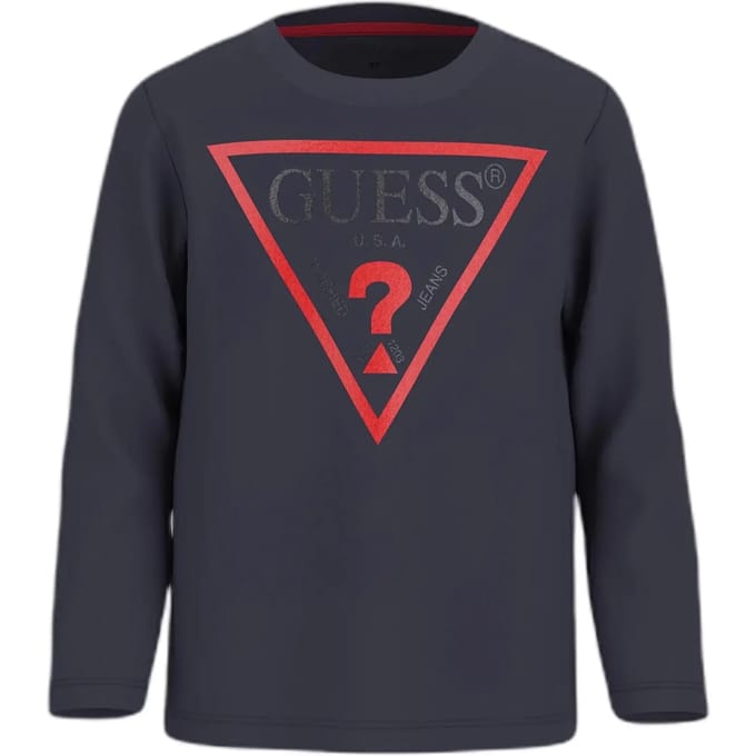 Kinder-T-shirt met lange mouwen Guess Core