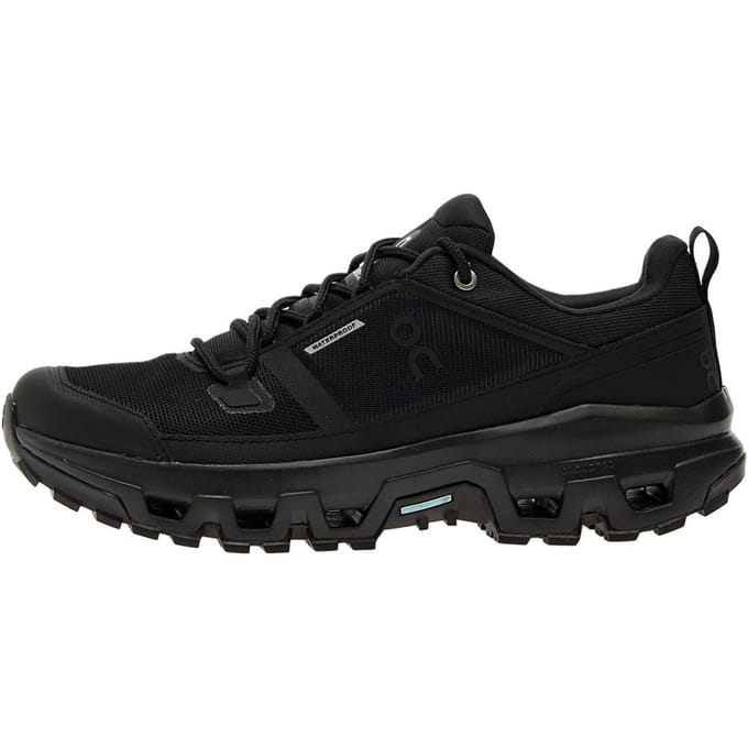ON Cloudrock Low WP Wandelschoen Heren (Maat - US 8,5, Kleur - Black / Black)