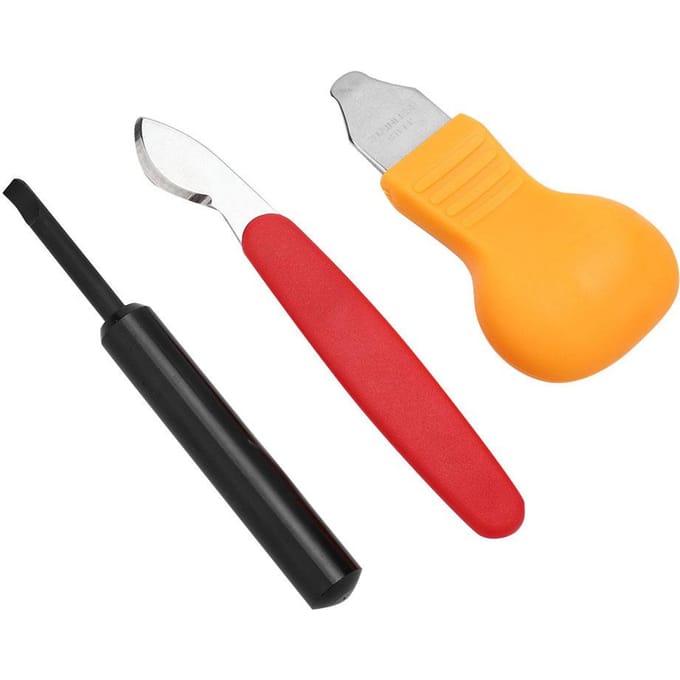 3-delige set horlogekastopeners, messen voor de achterkant van de horlogekast, reparatiegereedschap voor horlogemakers orange