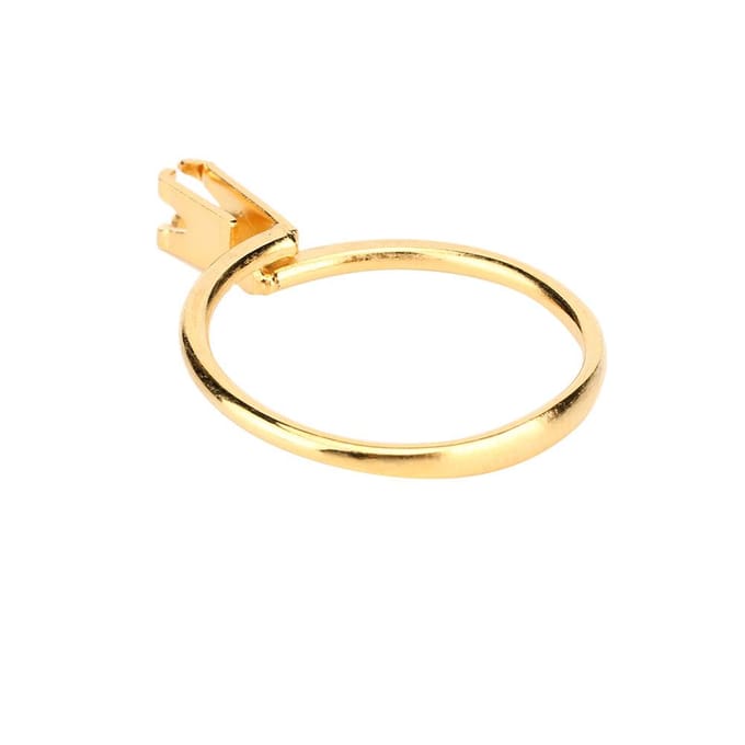 Ring Stenen Houder Naakte Edelsteen Diamant Klauw Display Prong Sieraden Maakgereedschap beige